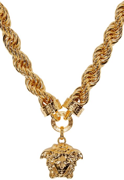 mens versace pendant necklace|versace men's wedding rings.